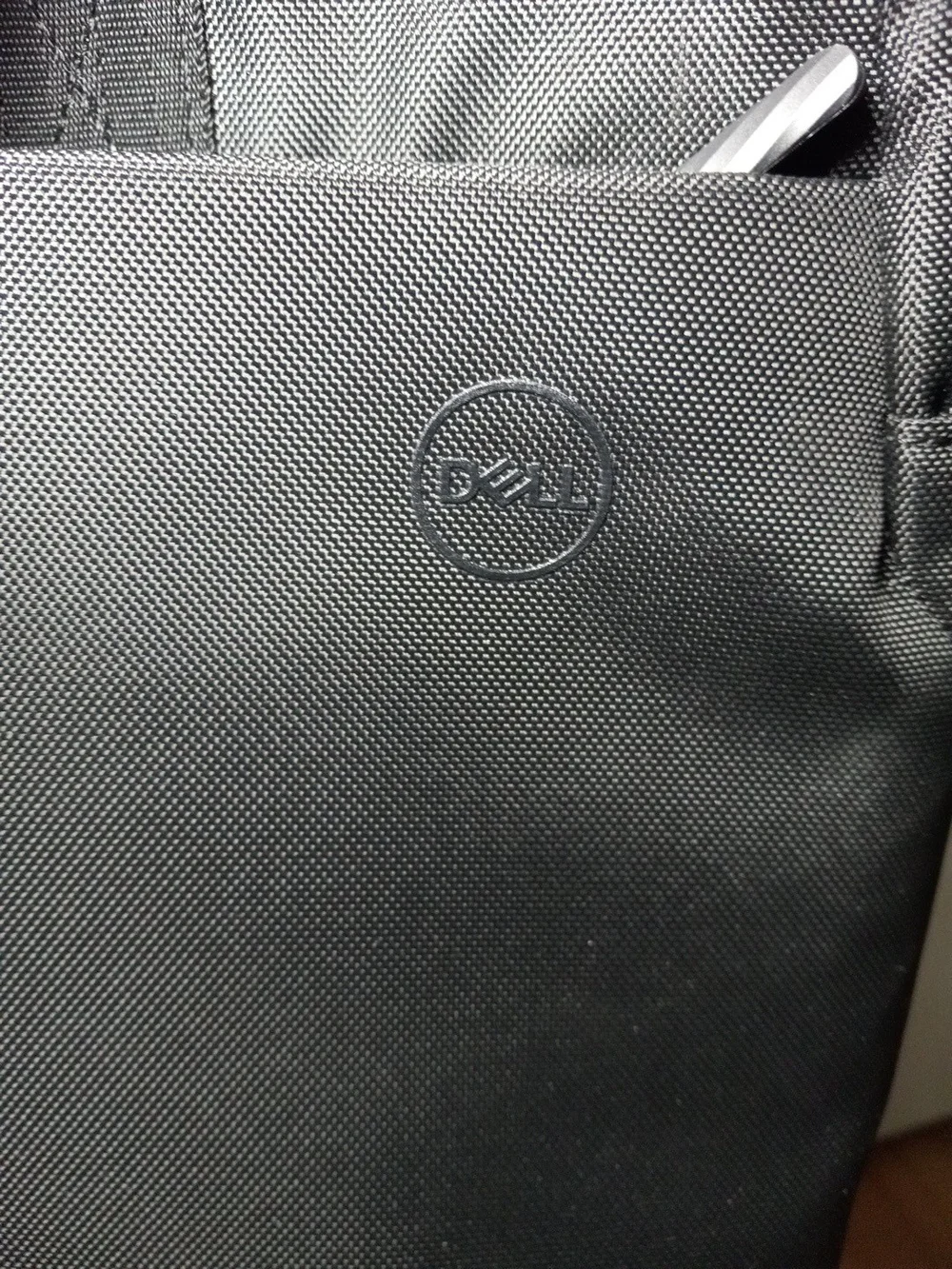 Dell Laptop Black Men's Crossbody Shoulder Bag - Minimal Office Messenger